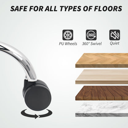 HOMCOM Executive Office Chair with Spring Padding - Black