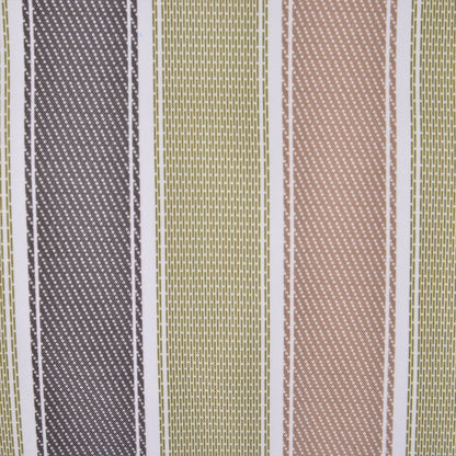 Outsunny Garden Outdoor Hanging Hammock Chair Thick Rope Frame Wooden Arms Safe Wide Seat Garden Outdoor Spot Stylish Multicoloured stripes 