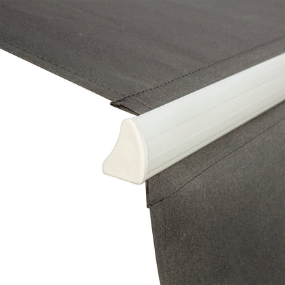 Outsunny Awning Canopy Manual Retractable Porch Sun Shade Shelter 3 x 2m Grey 