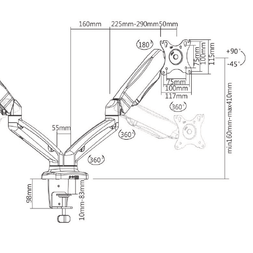 Monitor Arms