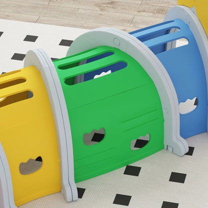 AIYAPLAY Kids Play Tunnel for 3-6 Years Crawl and Climb, Lion Design, Indoor & Outdoor 