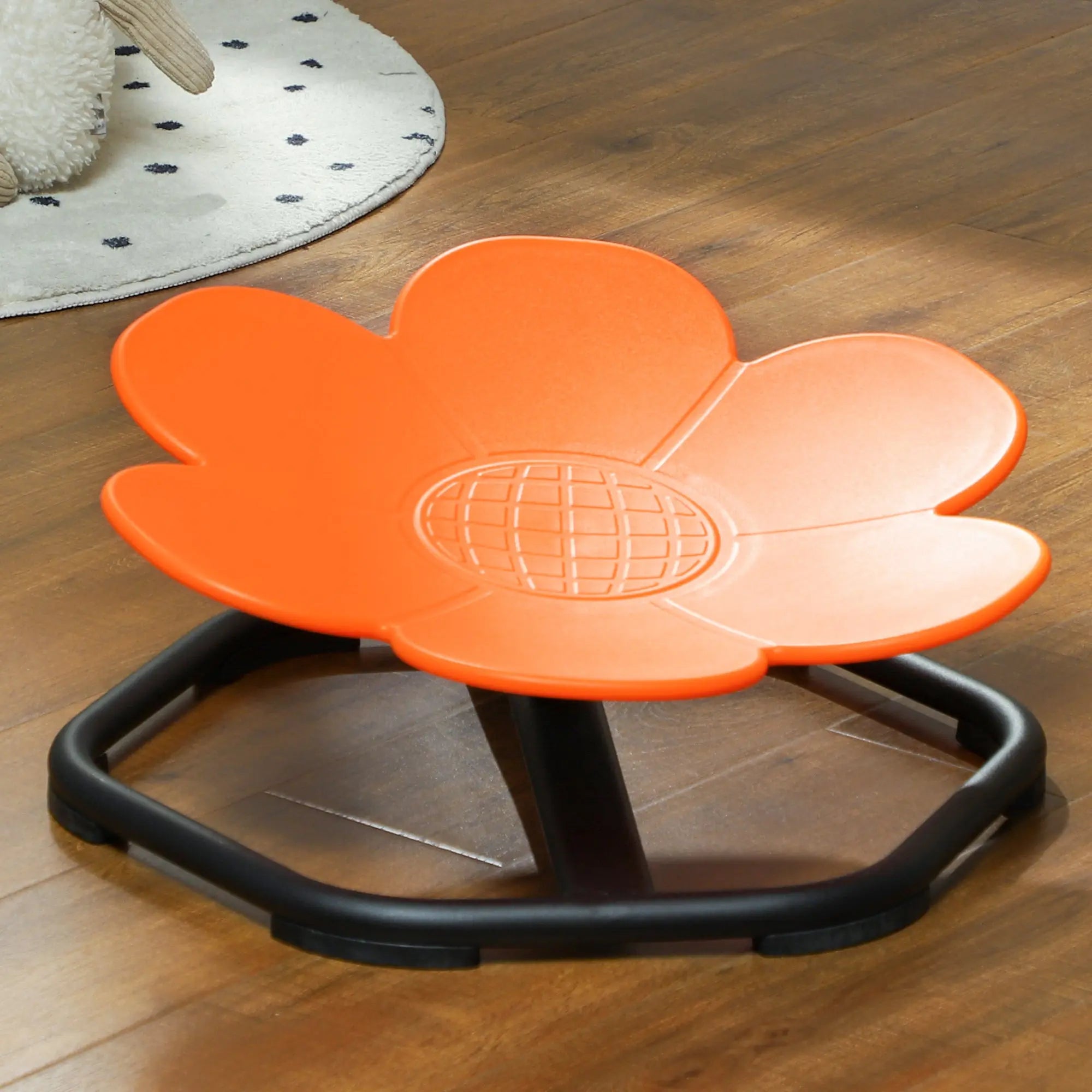 AIYAPLAY Sensory Spinning Chair for Kids, for Coordination, Balance, Orange 
