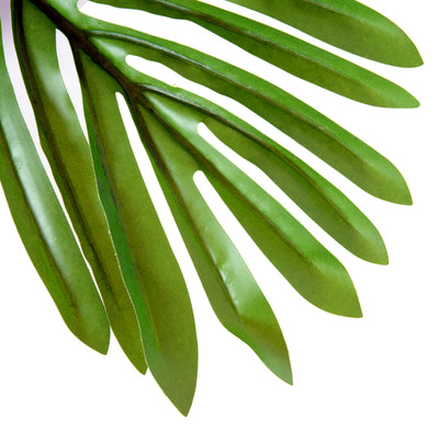 Outsunny Artificial Tree, 150cm Tropical Palm Tree, Fake Plants in Pots, Faux Green Plant for Indoor Outdoor Home Office Living Room Decoration 