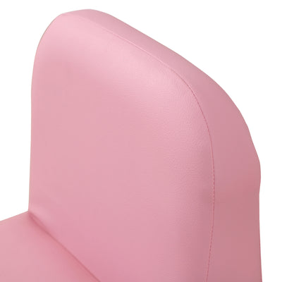 HOMCOM 2 In 1 Toddler Sofa Chair,  48 x 44 x 41 cm, for Game Relax Playroom, Pink 