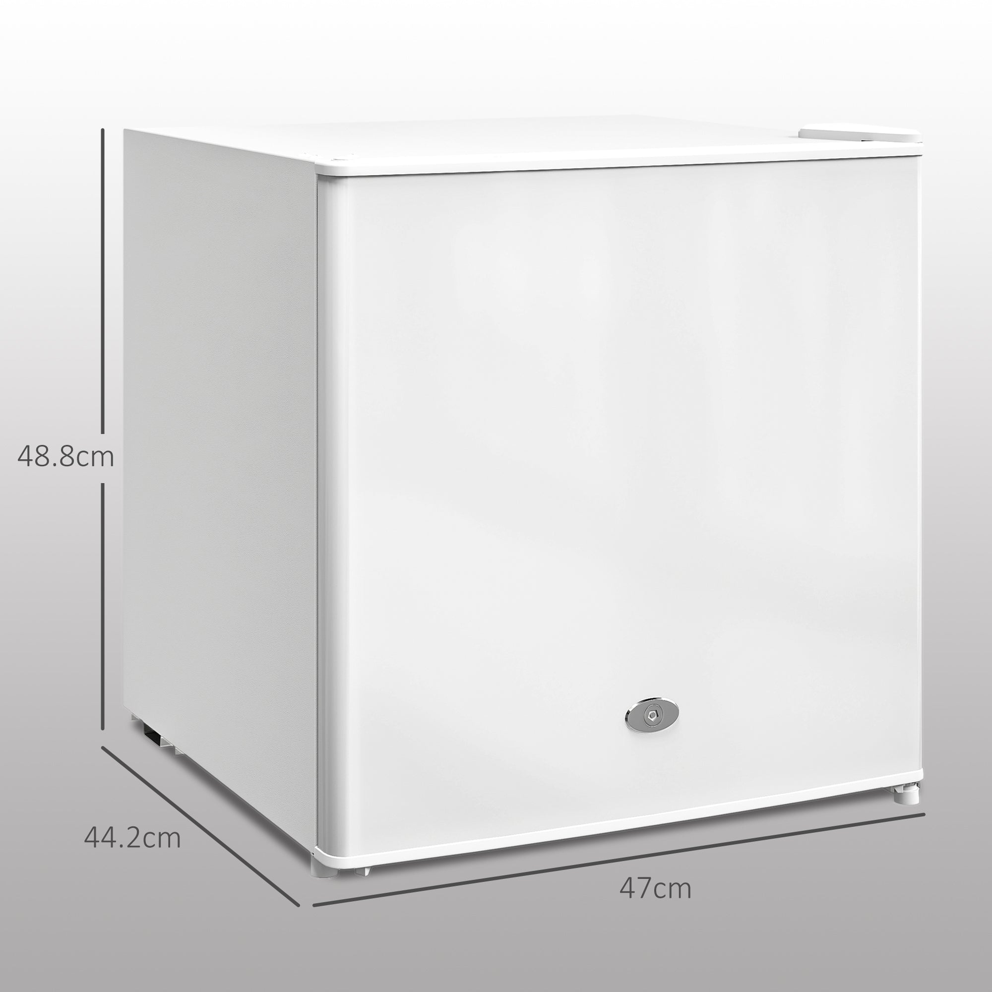 HOMCOM 35L Mini Freezer, -24℃ to -14℃ Temperature - White