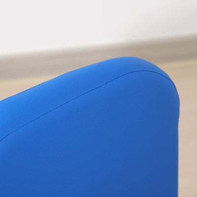 HOMCOM 2 In 1 Toddler Sofa Chair,  48 x 44 x 41 cm, for Game Relax Playroom, Blue 