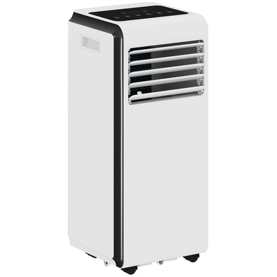 HOMCOM Portable Air Conditioner 7000 BTU, 4-in-1 Air Conditioning Unit with Cooling, Dehumidifier, Fan, Sleep Mode, White 