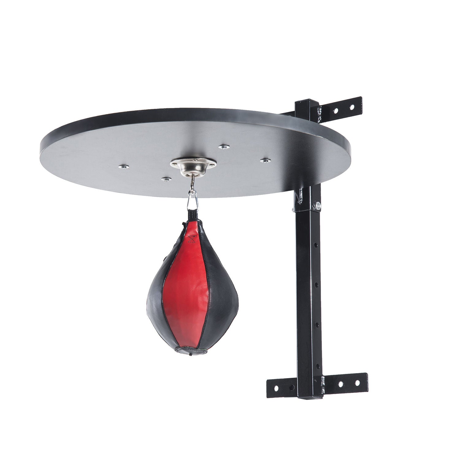 HOMCOM Speedball Platform Punch Bag Frame, Wall Mounted Swivel Bracket MMA Exercise Training Workout w/Ball 