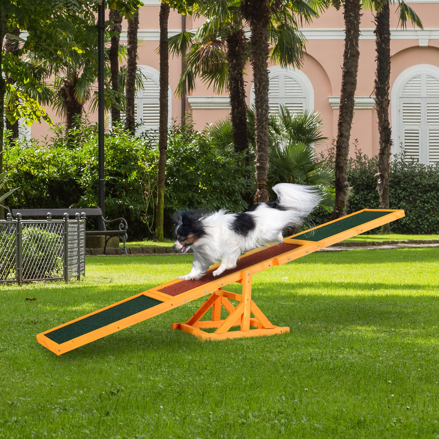 PawHut Pet Obedience Training Seesaw For Dog Agility 
