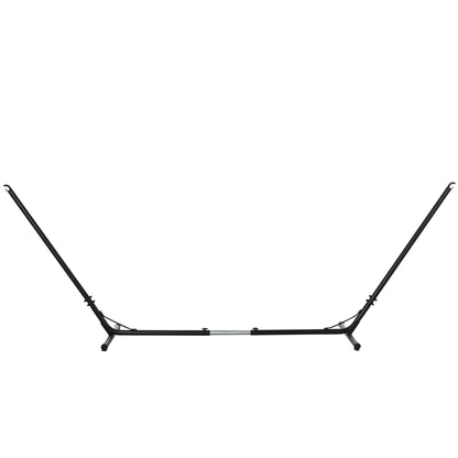 Outsunny 3.1–3.8m Adjustable Universal Hammock Stand Metal Frame Garden Camping Picnic Outdoor Patio Replacement – Stand Only 