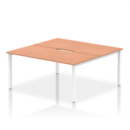 Evolve Plus B2B Bench Desk - 2 Person