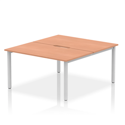 Evolve Plus B2B Bench Desk - 2 Person