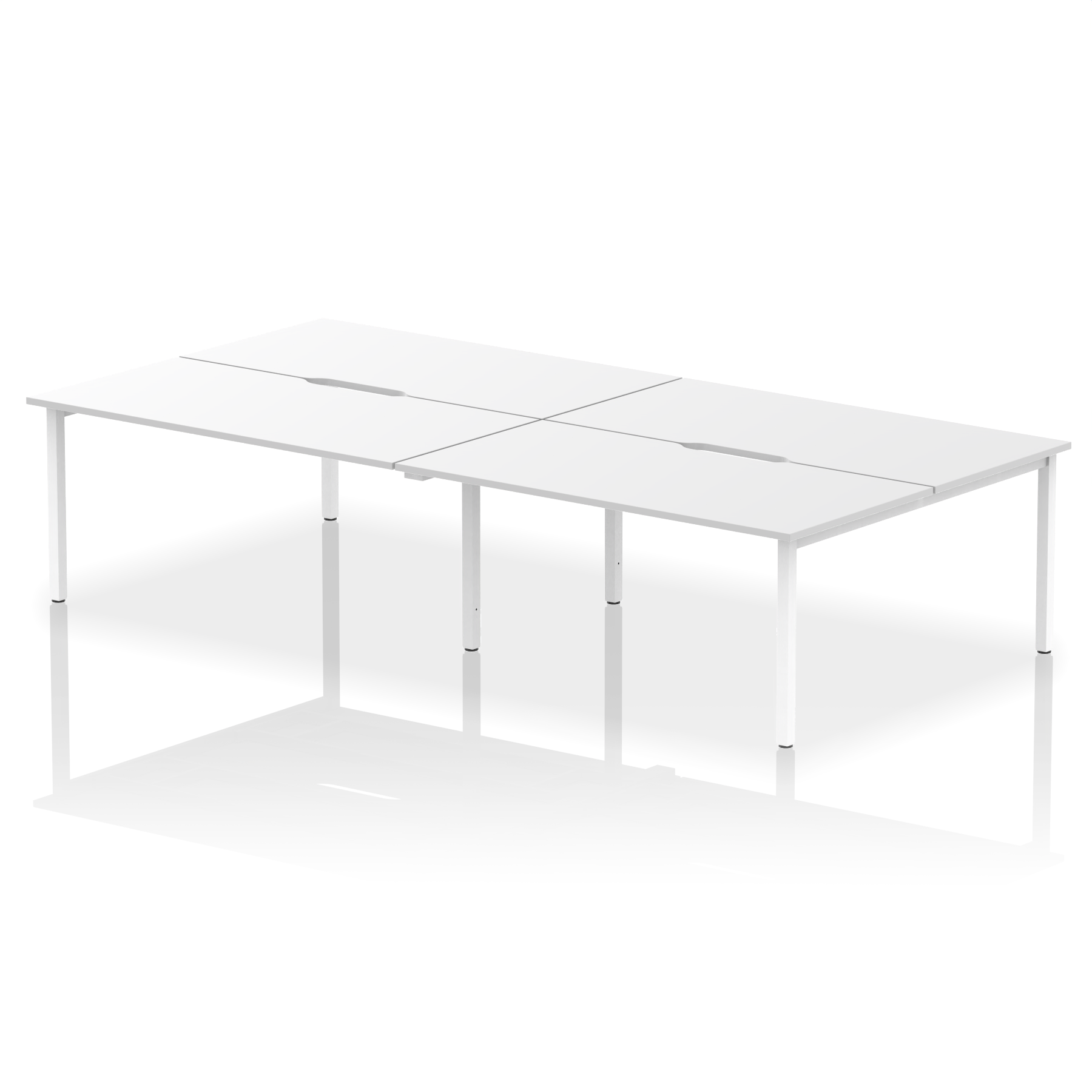 Evolve Plus B2B Bench Desk - 4 Person