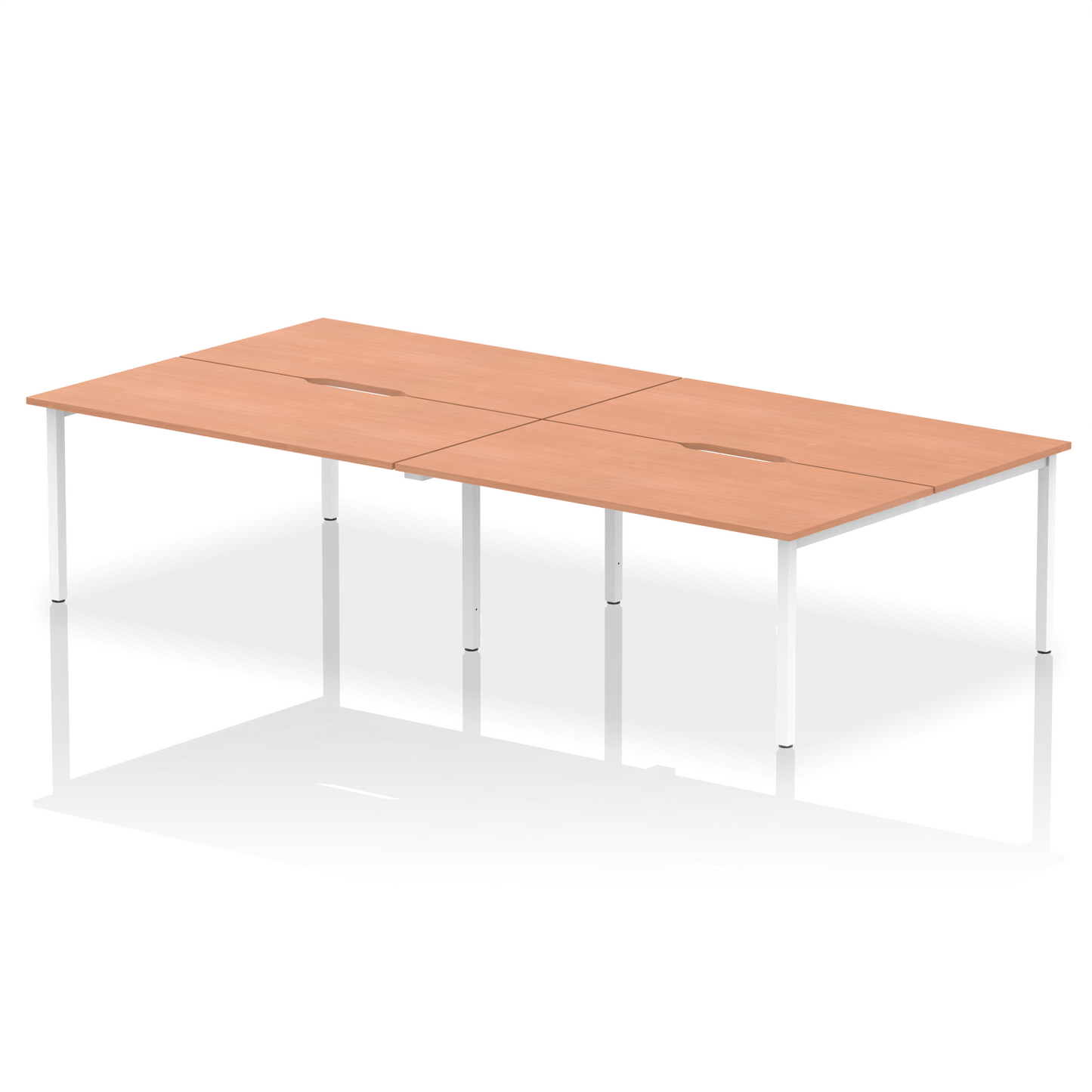 Evolve Plus B2B Bench Desk - 4 Person