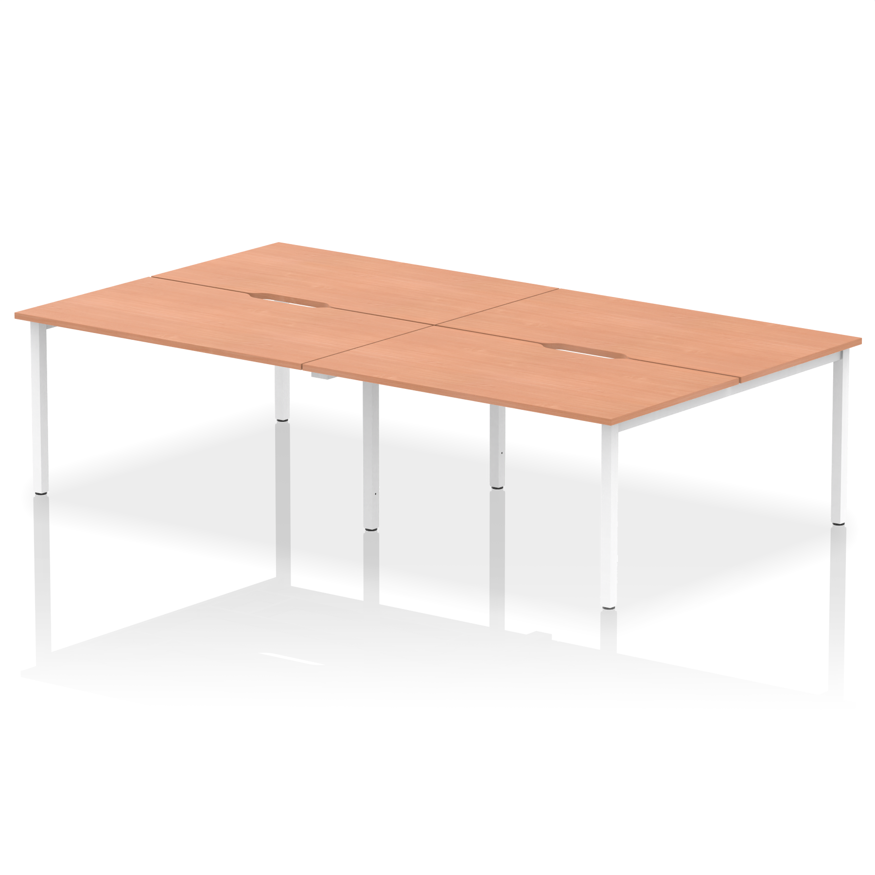 Evolve Plus B2B Bench Desk - 4 Person