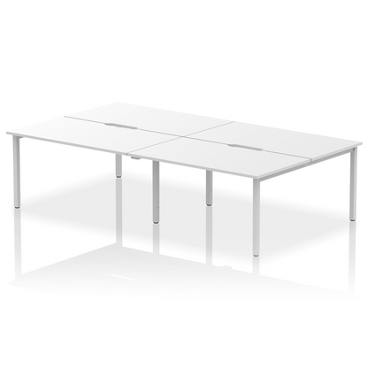 Evolve Plus B2B Bench Desk - 4 Person