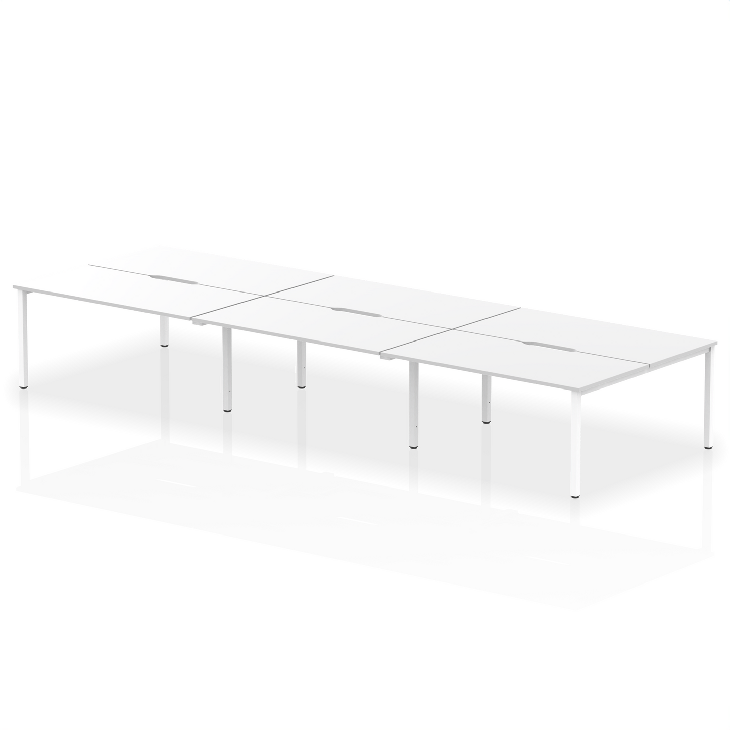 Evolve Plus B2B Bench Desk - 6 Person