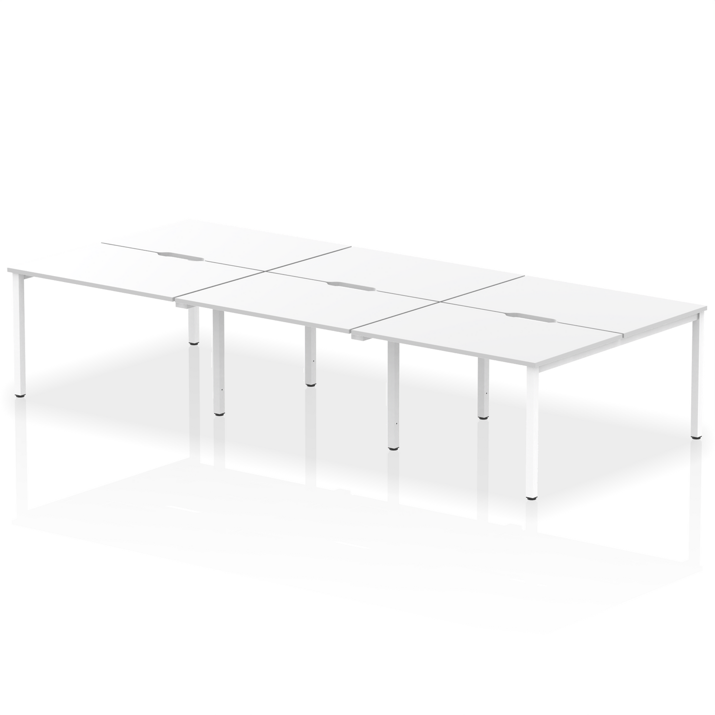 Evolve Plus B2B Bench Desk - 6 Person