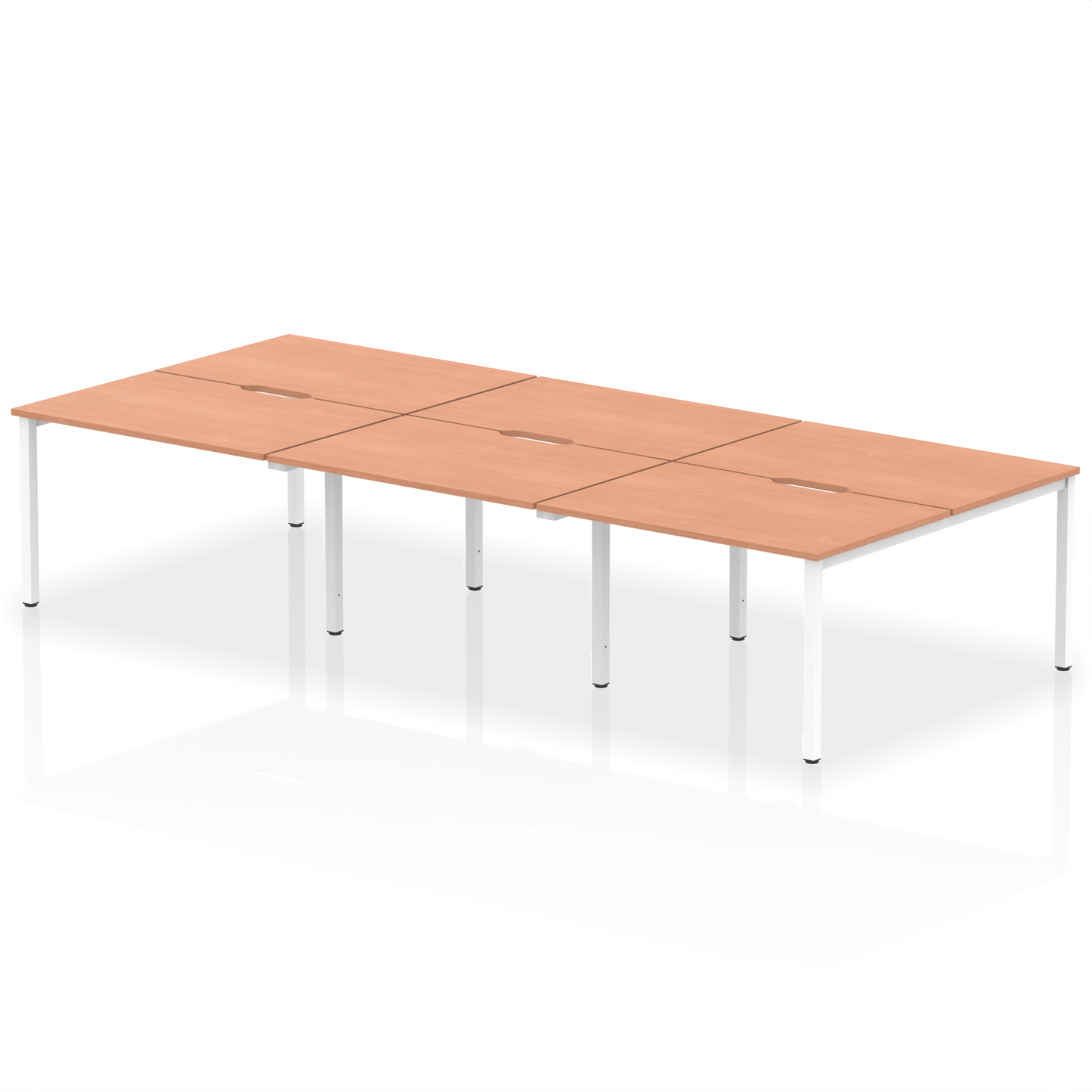 Evolve Plus B2B Bench Desk - 6 Person