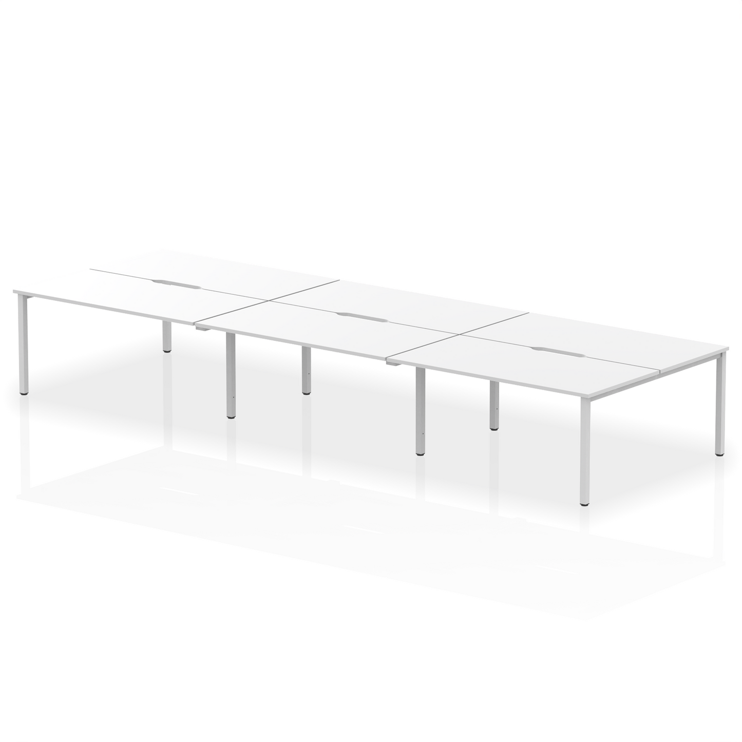 Evolve Plus B2B Bench Desk - 6 Person