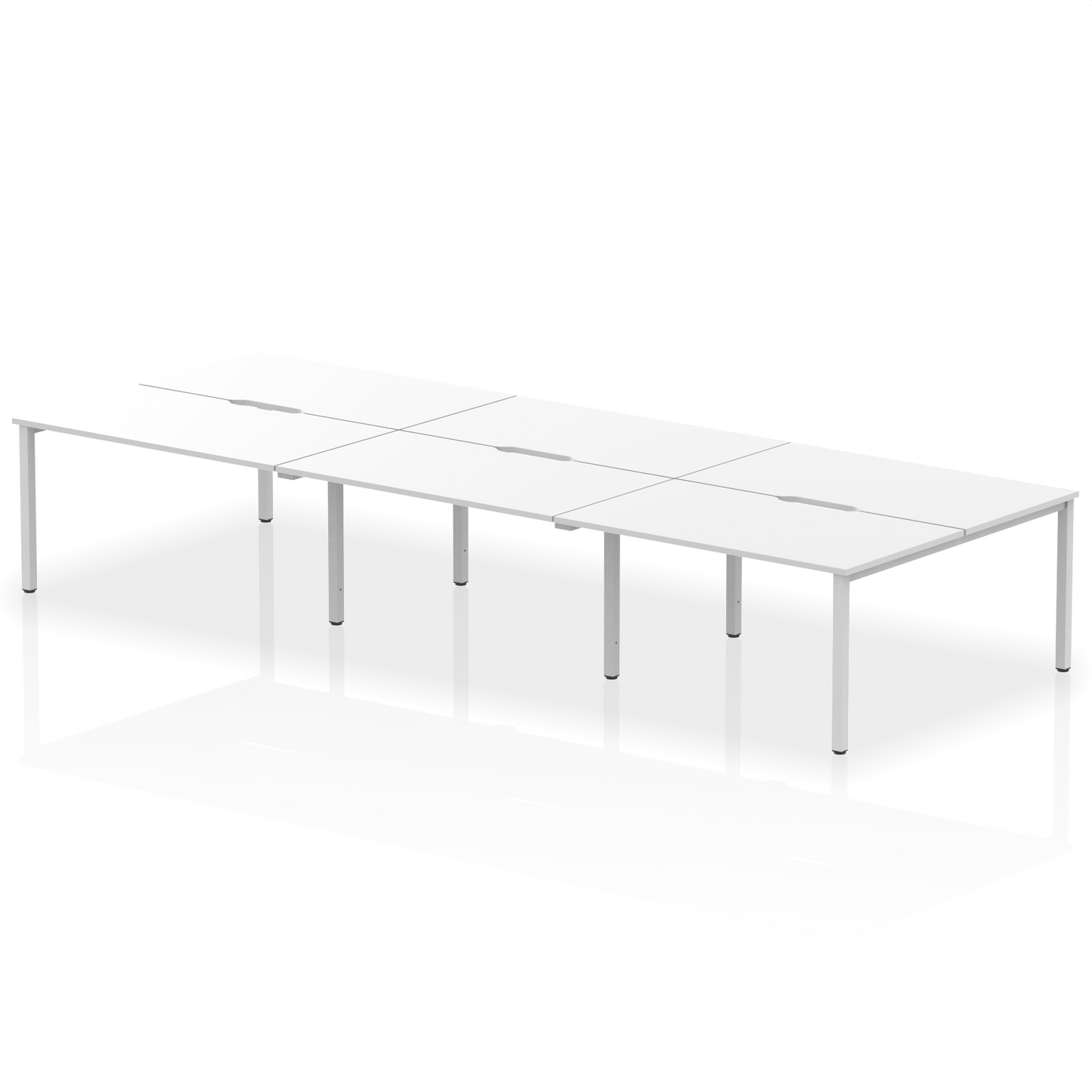 Evolve Plus B2B Bench Desk - 6 Person