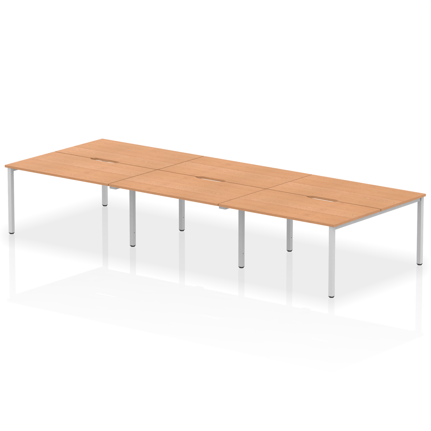 Evolve Plus B2B Bench Desk - 6 Person