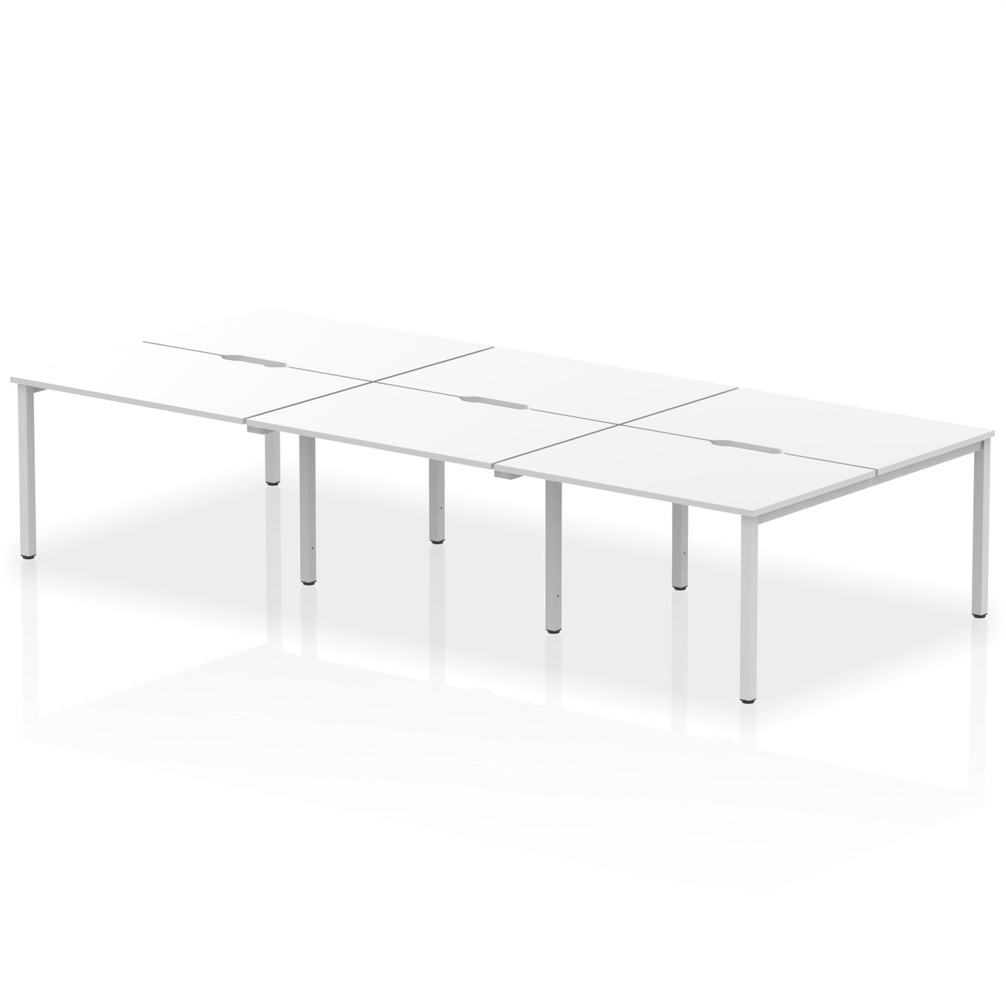 Evolve Plus B2B Bench Desk - 6 Person