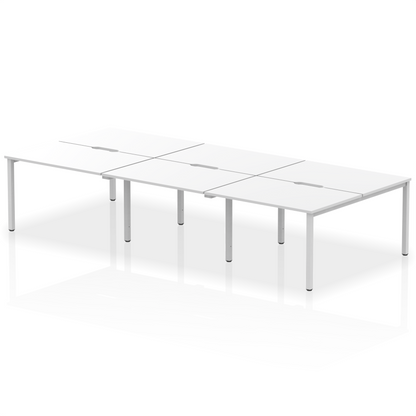 Evolve Plus B2B Bench Desk - 6 Person