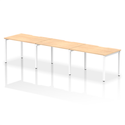 Evolve Plus Single Row Bench Desk - 3 Person