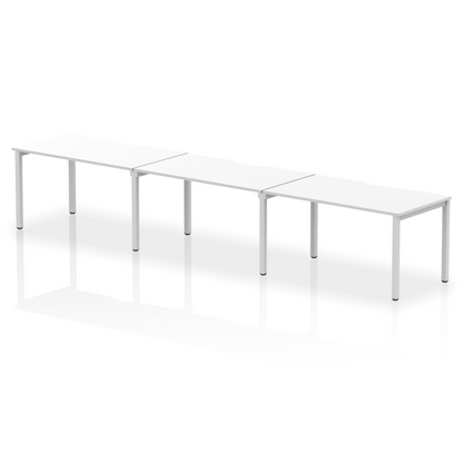 Evolve Plus Single Row Bench Desk - 3 Person