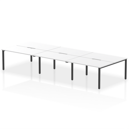 Evolve Plus B2B Bench Desk - 6 Person