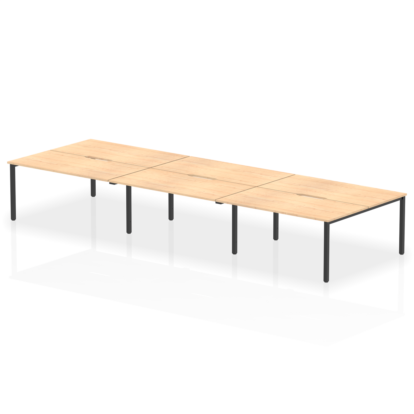 Evolve Plus B2B Bench Desk - 6 Person