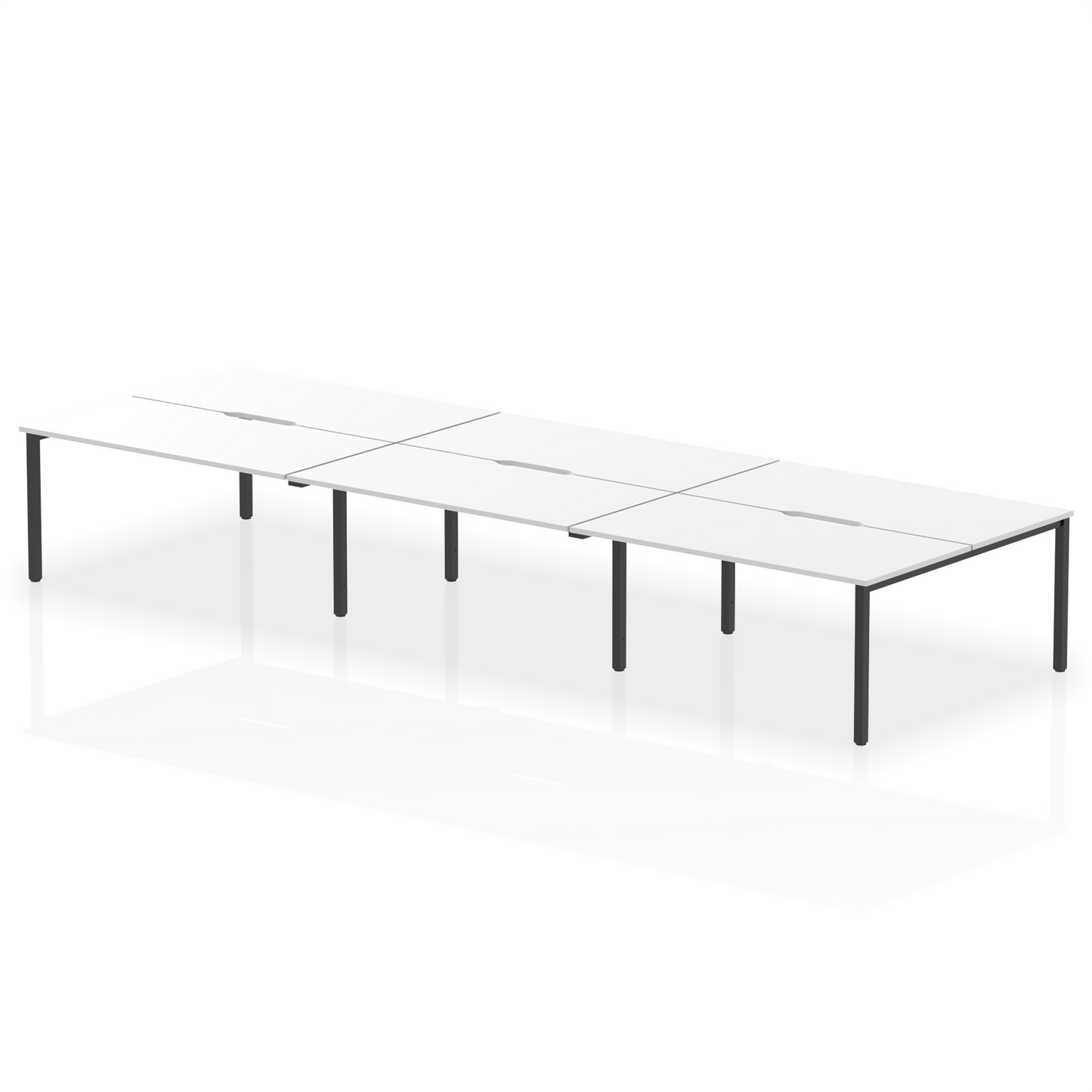 Evolve Plus B2B Bench Desk - 6 Person