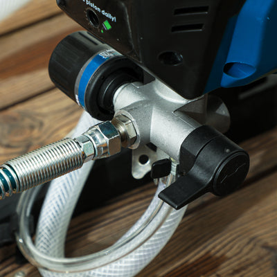 HOMCOM Airless Paint Sprayer, Thinning-Free Electric Paint Spray Gun for Walls, Fences & DIY Projects, Dark Blue 