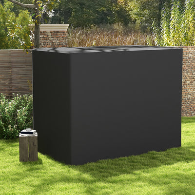 Outsunny 3-Seat Outdoor Garden Swing Chair Protective Cover Water UV Resistant, 240L x 133Wcm, Dark Grey 