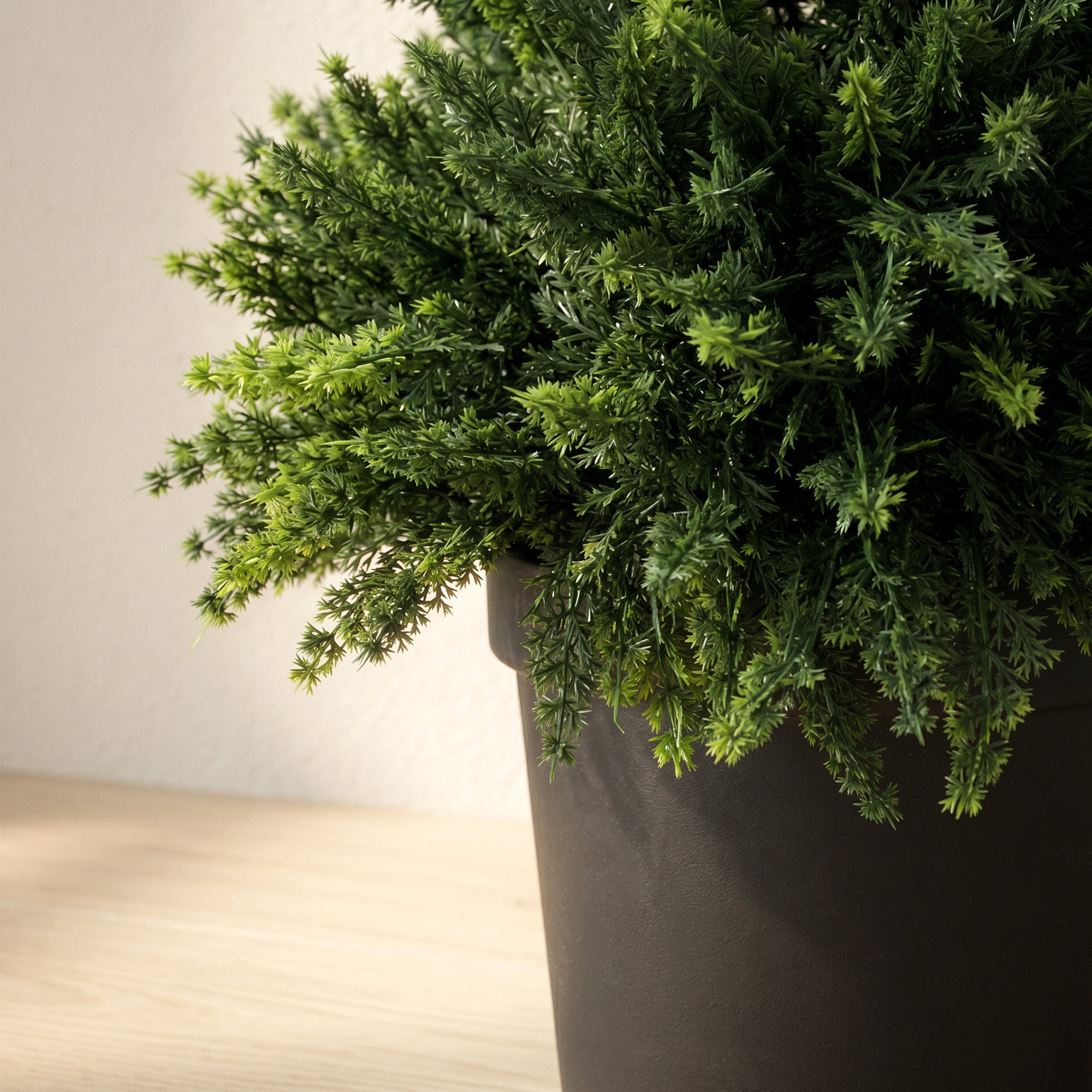 HOMCOM Decorative Artificial Plants Set of 2, UV Resistant Fake Plants in Pot for Indoor Outdoor Decor, 120 cm, Deep Green