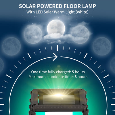 Outsunny Rattan Solar Floor Lamp, 68cm Tall Outdoor Garden Lantern Pathway Light & Decorative Lighting with Auto On/Off LED Lights, IP44, for Porch, Yard, Courtyard, Deck, Grey 
