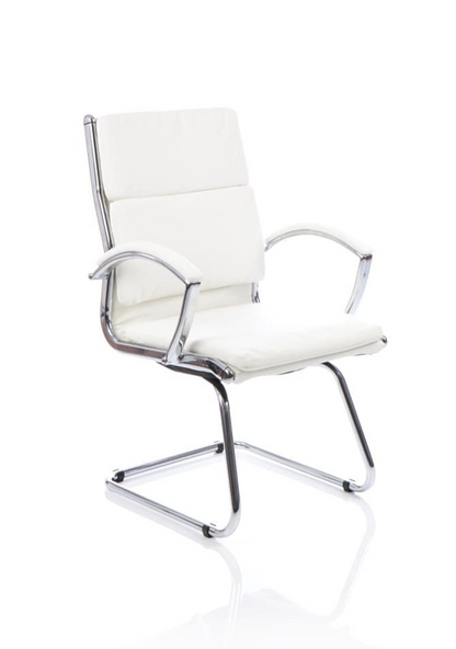 Classic Medium Back Cantilever Visitor Chair with Arms