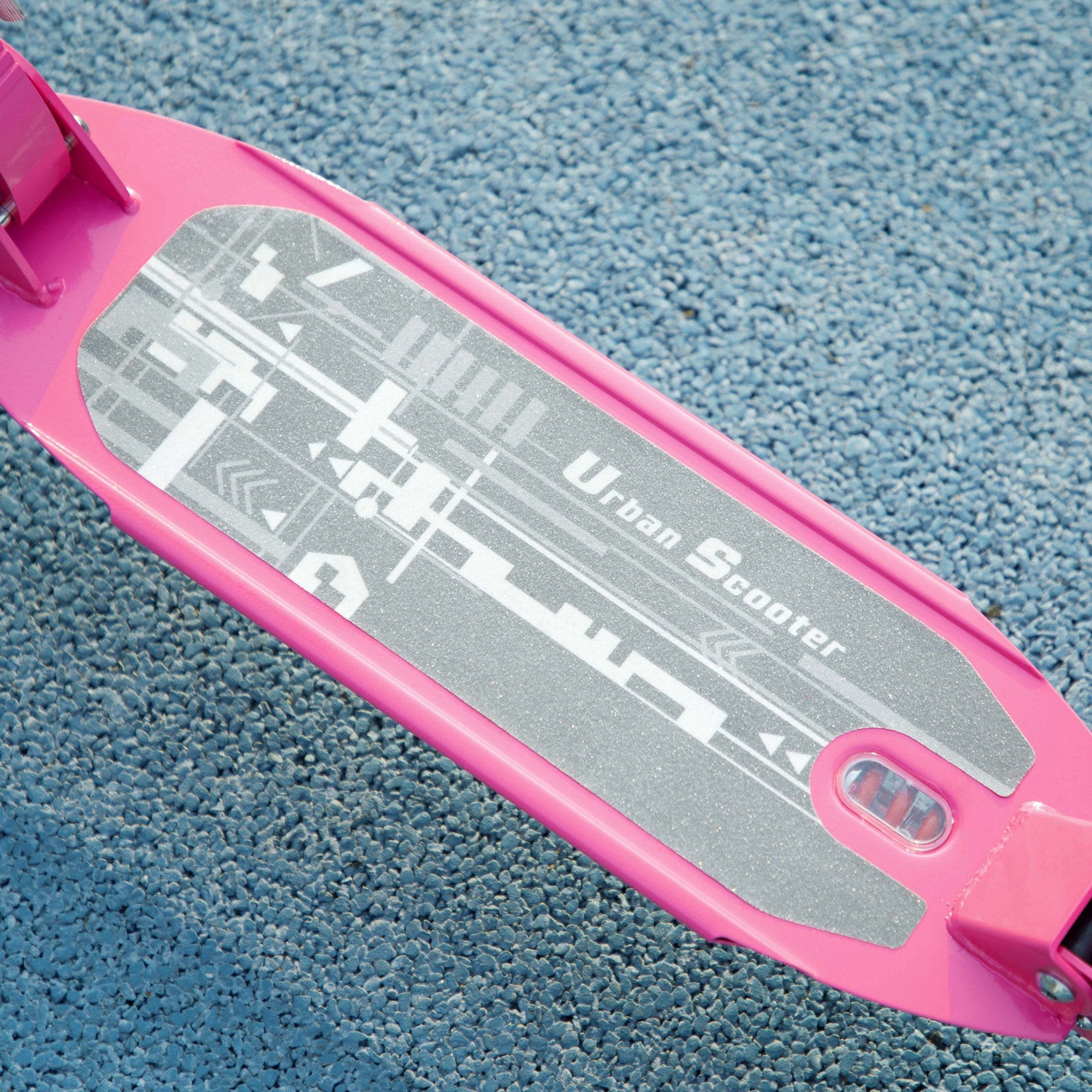 AIYAPLAY Kids Scooter with Four-Level Adjustable Handlebar, Dual Brake System, 200mm Wheels, ABEC-7 Bearings, Pink 