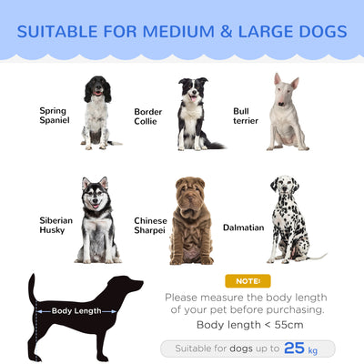 PawHut Dog Sofa, Pet Couch Bed for Medium, Large Dogs, with Legs, Cushion - Grey 