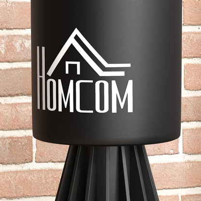 HOMCOM 155-205cm 3-IN-1 Freestanding Boxing Punching Bag Stand, Boxing Speed Trainer with Rotating Flexible Arm, Speed Ball, Fillable Base, Black 