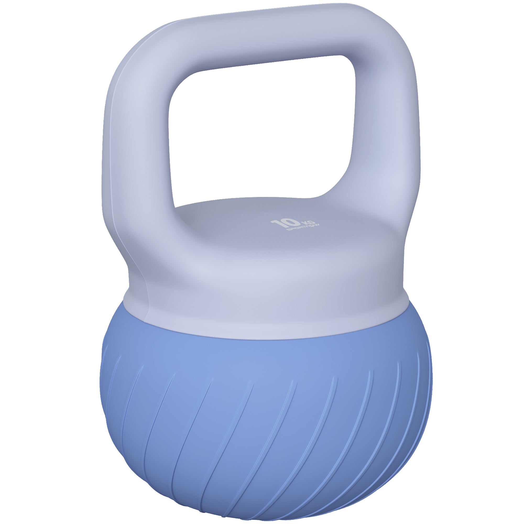 SPORTNOW Soft Kettlebell, 10kg Kettle Bell with Anti-Slip Grip for Home Gym Weight Lifting and Strength Training 
