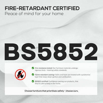 HOMCOM Modern Corduroy Double Seat Sofa w/ Wood Frame Foam Padding High Back Soft Comfortable Compact Couch Grey