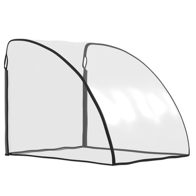 HOMCOM Baby Bike Trailer Cover, Anti Dust Rain Snow, Cold Wind, 76 x 61 x 61 cm 