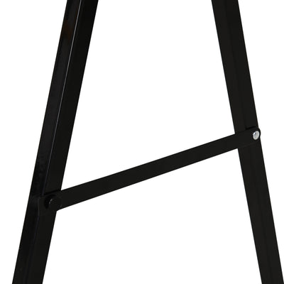 HOMCOM 2PCS Saw Horse Twin Pack Folding Workbench Metal Trestle Stands with Non-slip EVA Surface for Sawing Work Max Load 125kg 
