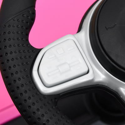 HOMCOM 3 in 1 Kids Ride On Car G350 Licensed Foot To Floor Slider Toddler Push Along NO POWER Pink 12-36 months 
