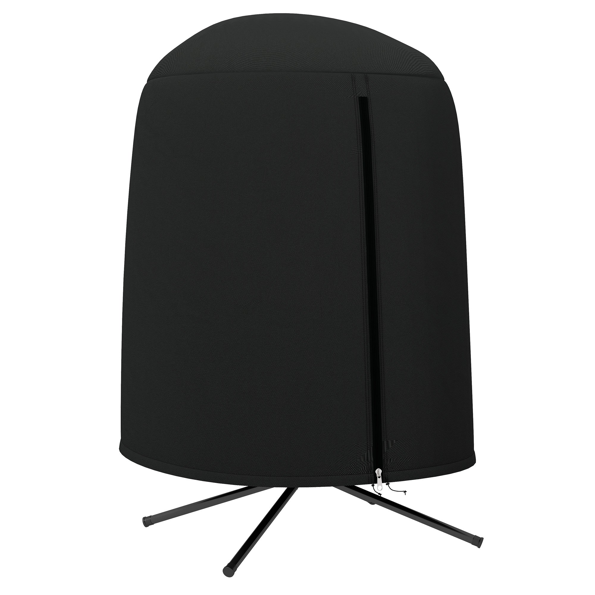 Outsunny 190 x Φ128cm Hanging Egg Chair Furniture Cover - Black 