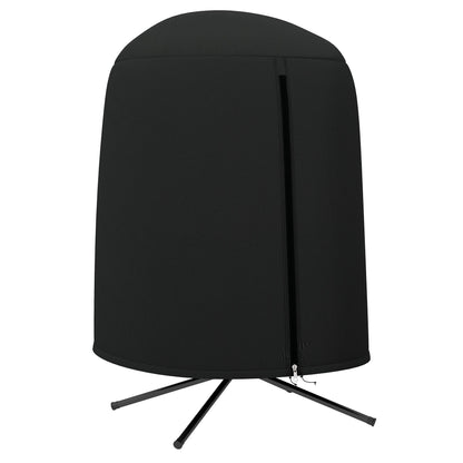 Outsunny 190 x Φ128cm Hanging Egg Chair Furniture Cover - Black 