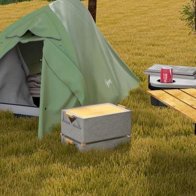 Outsunny Double Layer Camping Tent, 1-2 Man Backpacking Tent with Carry Bag, 2000mm Waterproof and Lightweight, Green 