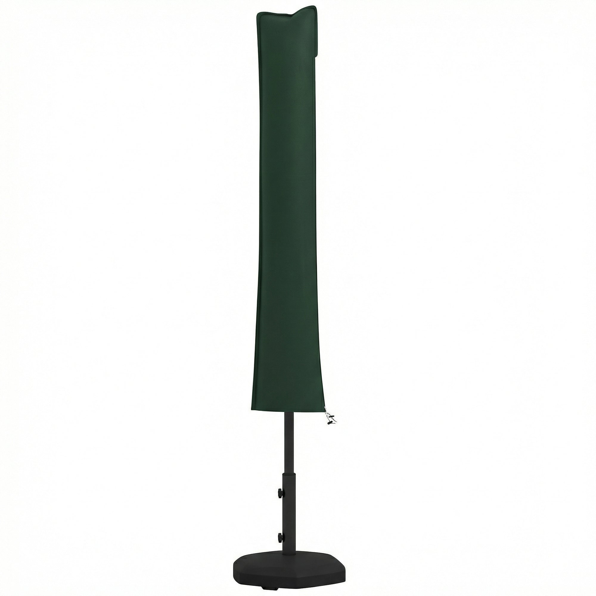 Outsunny Parasol Cover, Cantilever Umbrella Cover for 2-3.5 m Parasols, Banana Umbrella Protector with Zipper, Green 